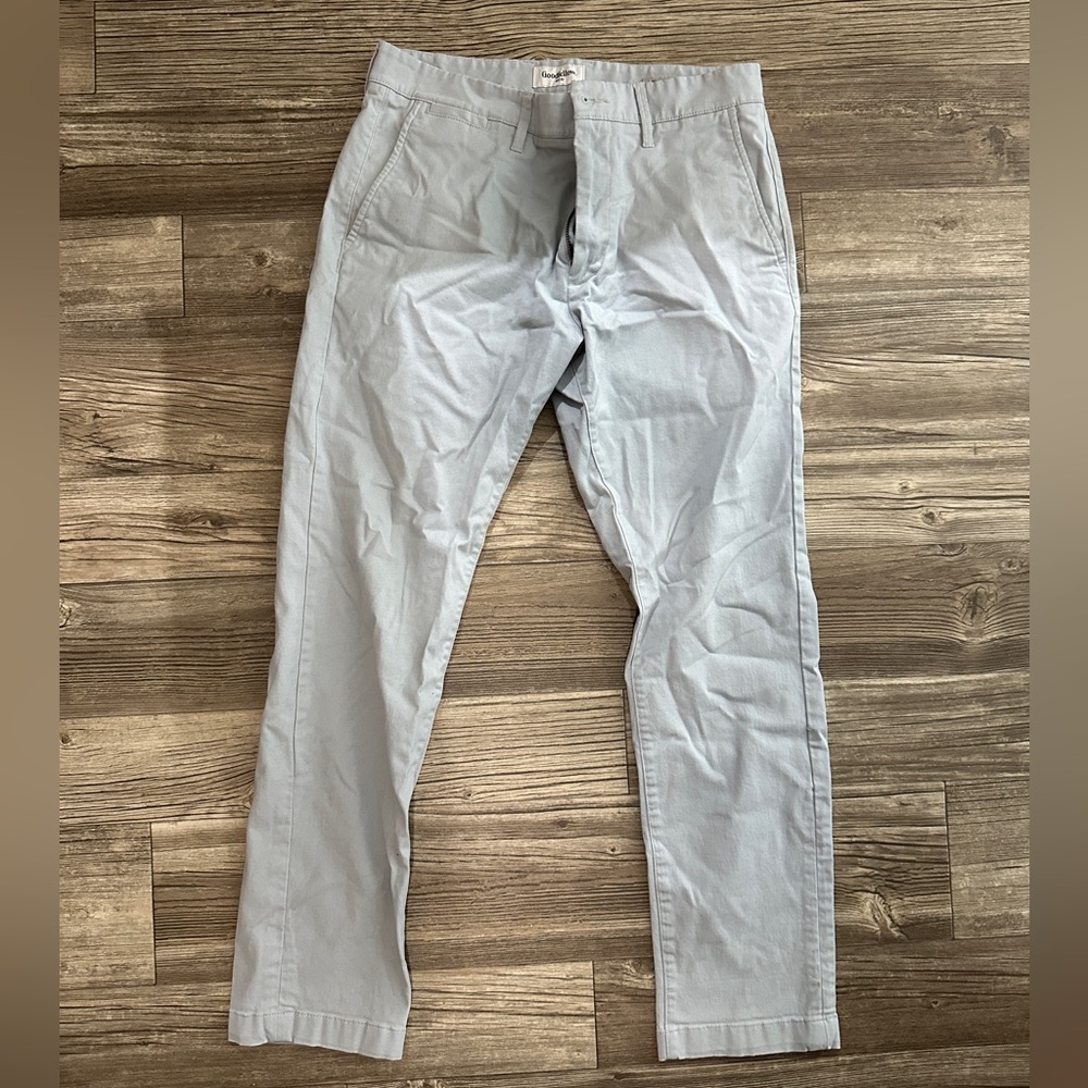 Goodfellow & Co Light Gray Blue Men's Chinos